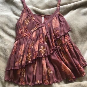 Free People Ruffle Tank!